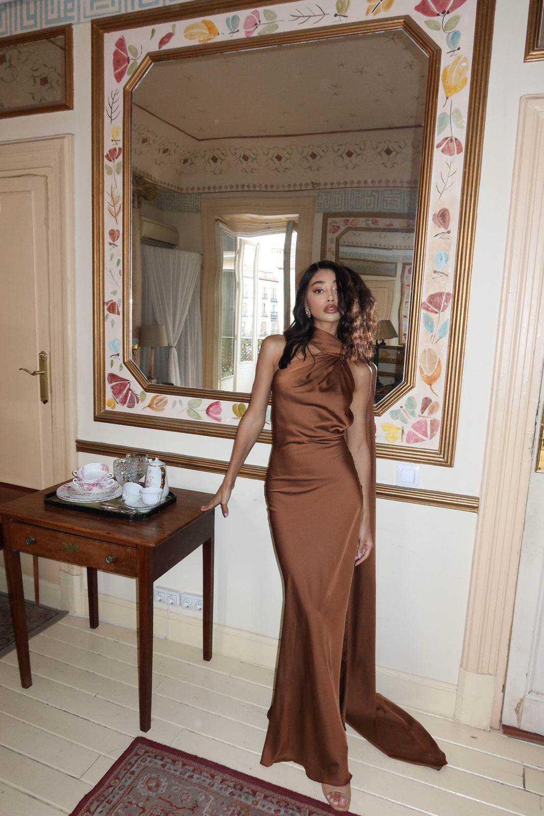 Vestido Isadora – Marrón