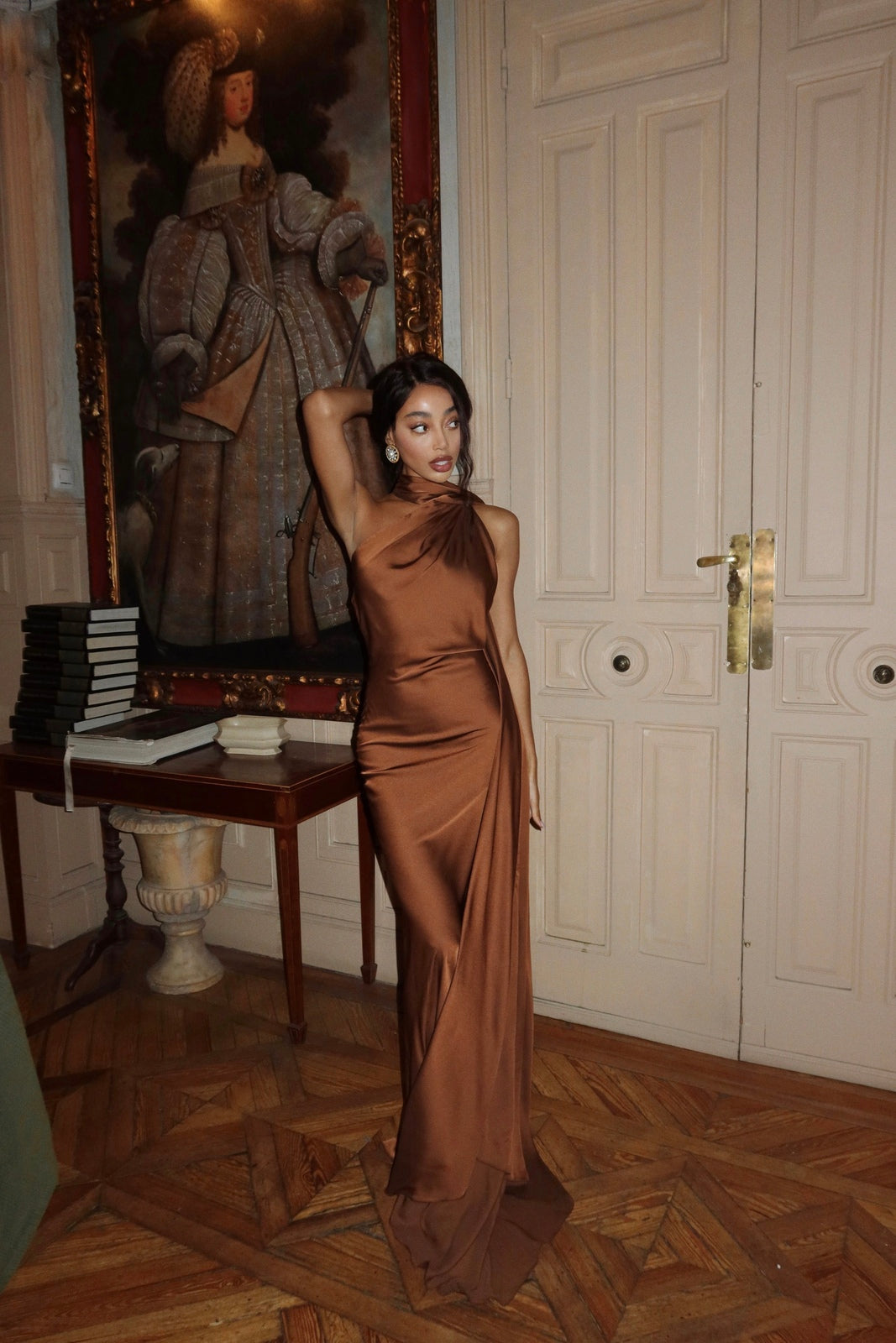 Vestido Isadora – Marrón