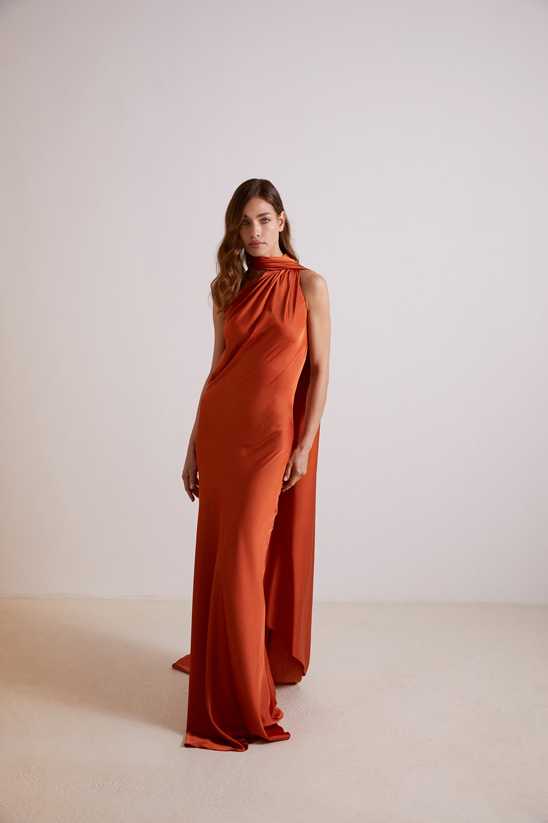 Vestido Isadora – Terracota