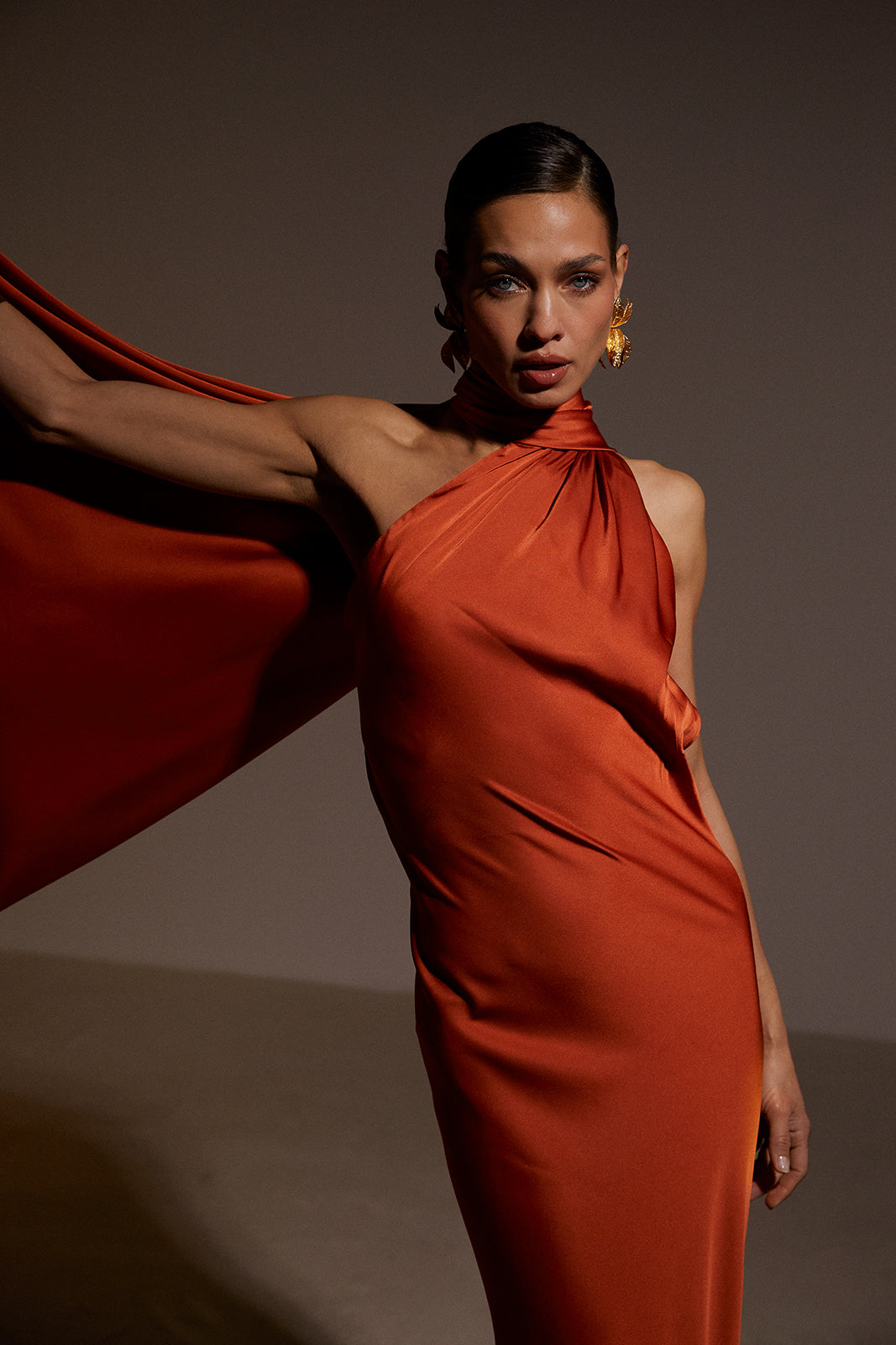Vestido Isadora – Terracota