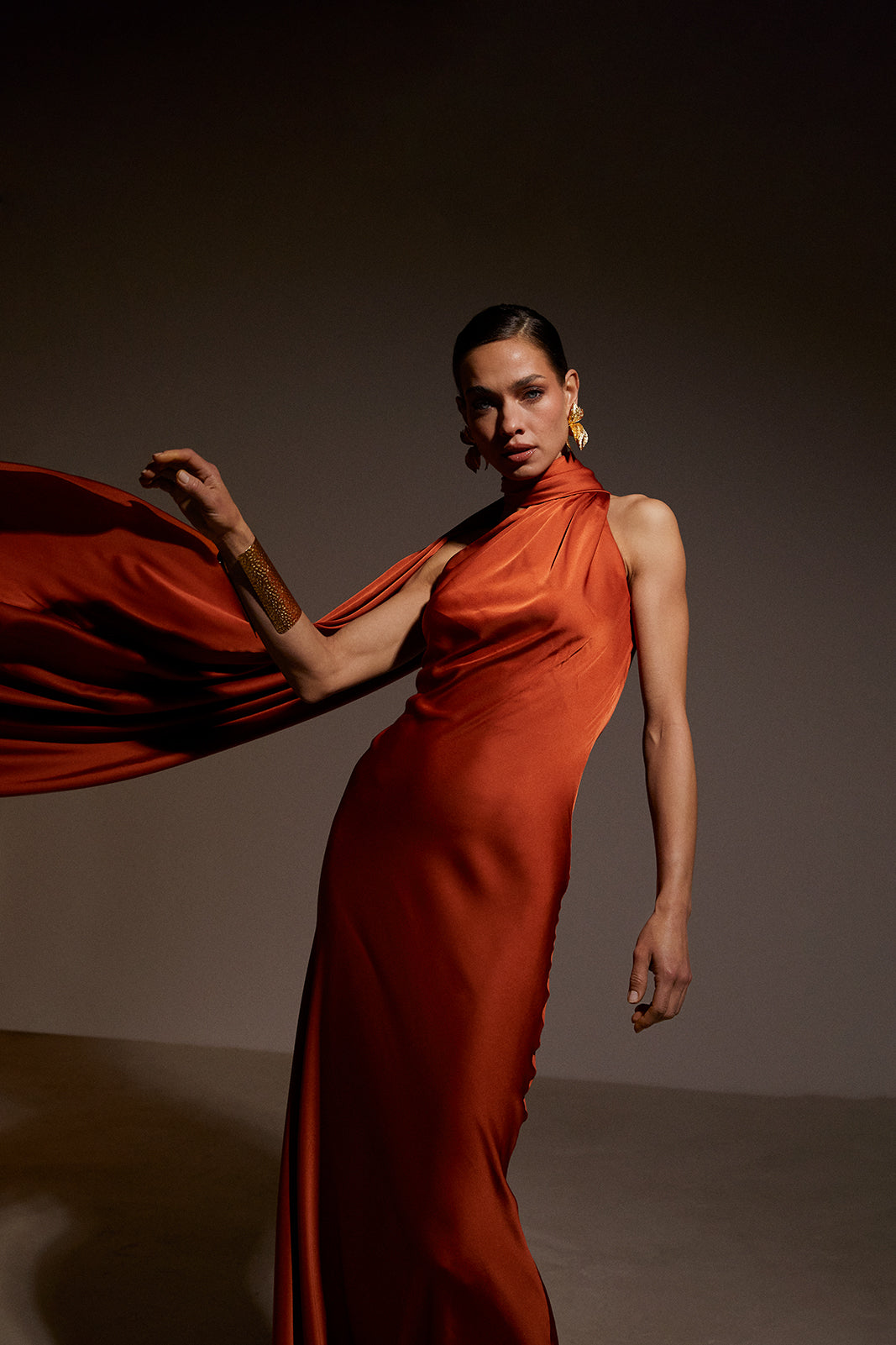 Vestido Isadora – Terracota
