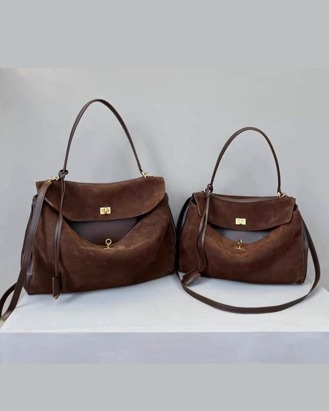 Bolso ligero de ante