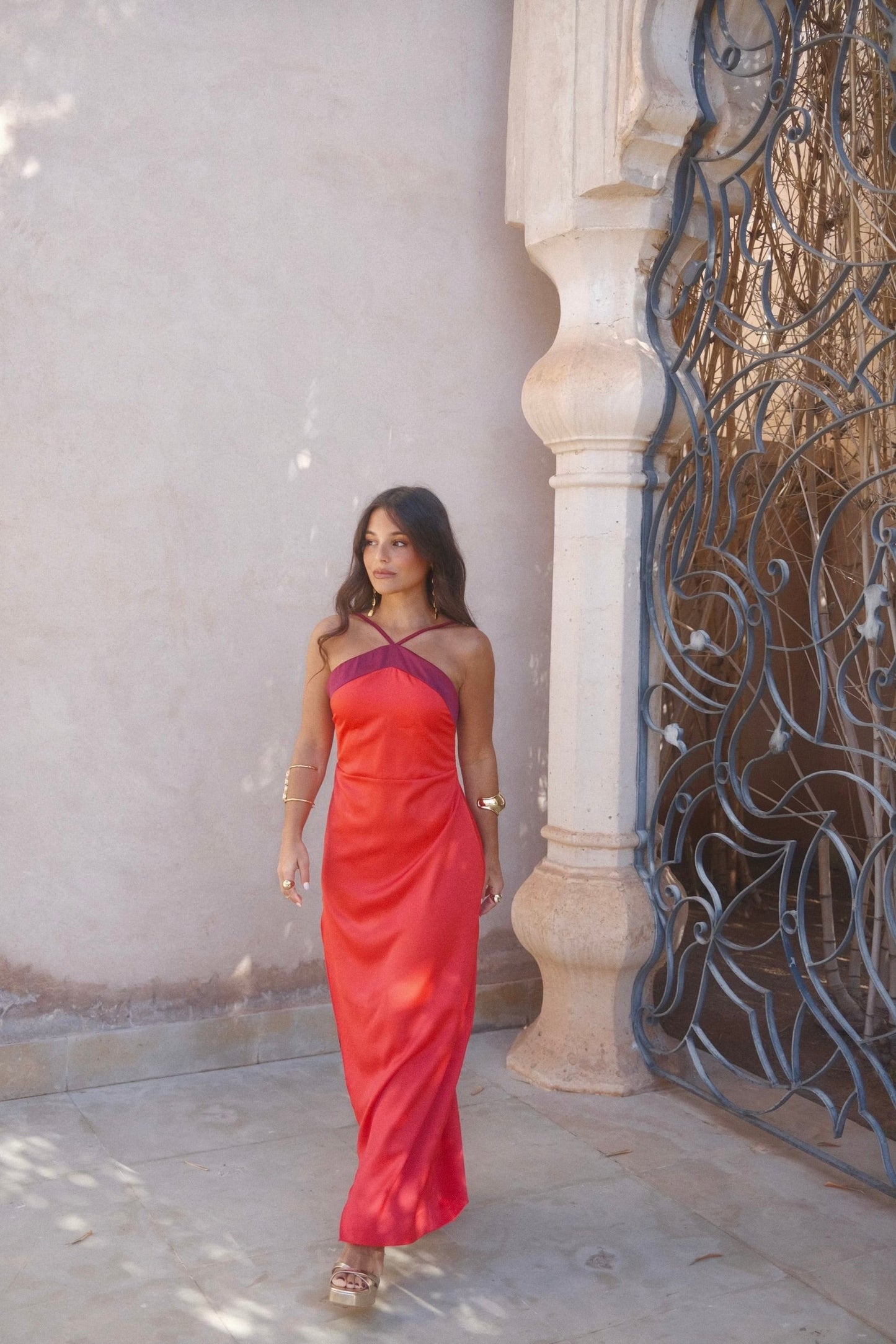 Aveline Dress - Red
