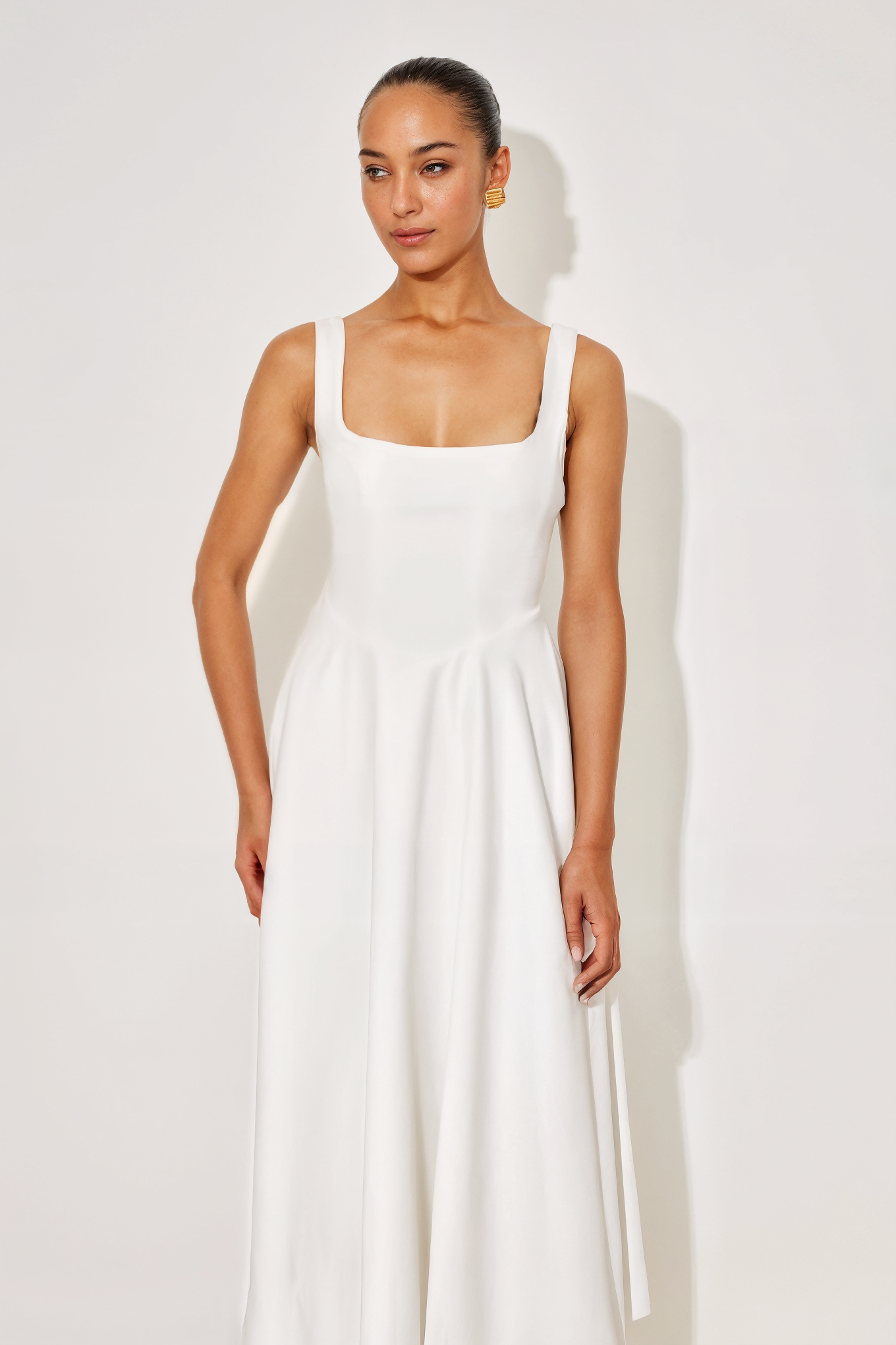 Vestido midi Amuse - Blanco
