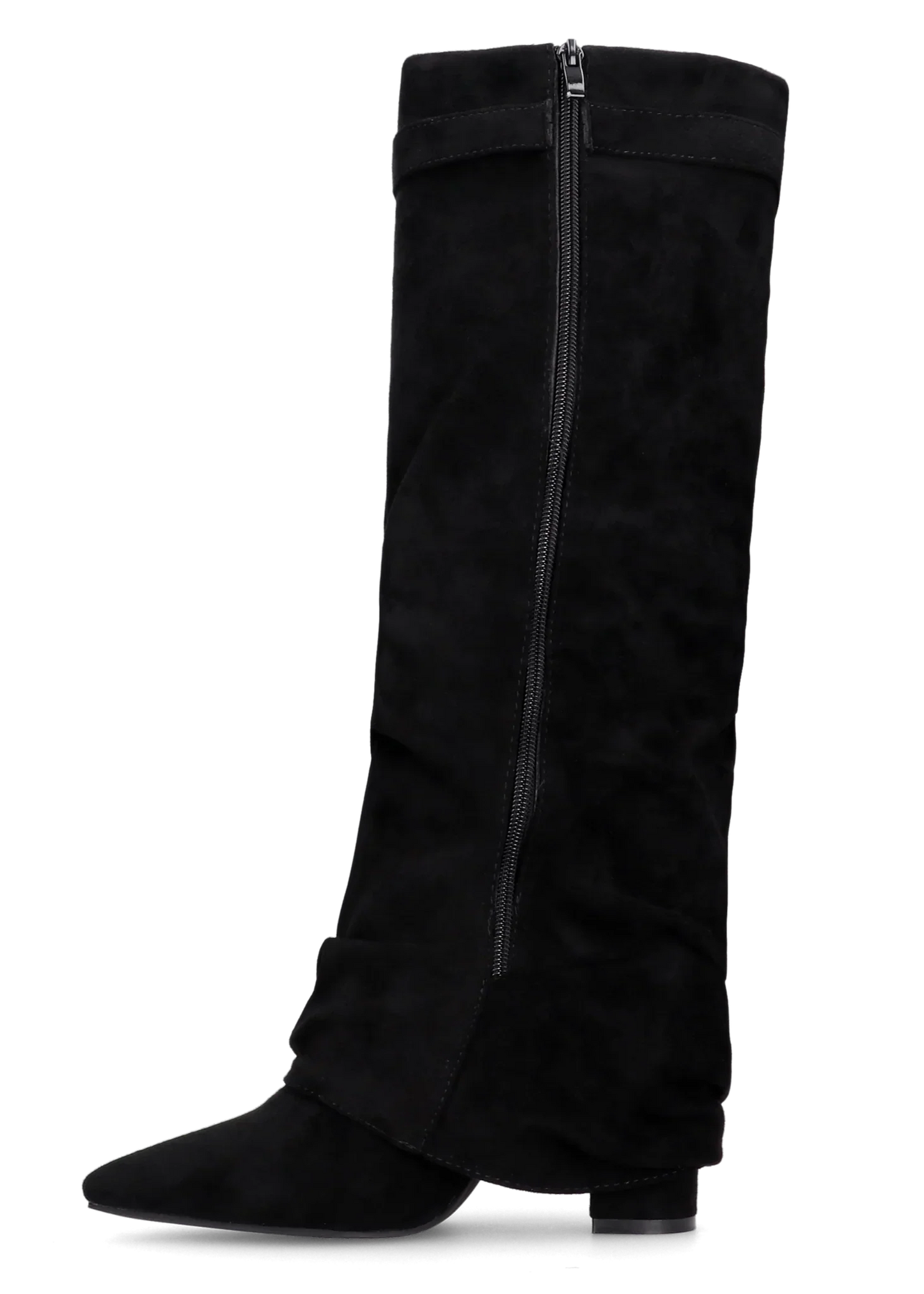 Botas holgadas de ante Elene - Negras