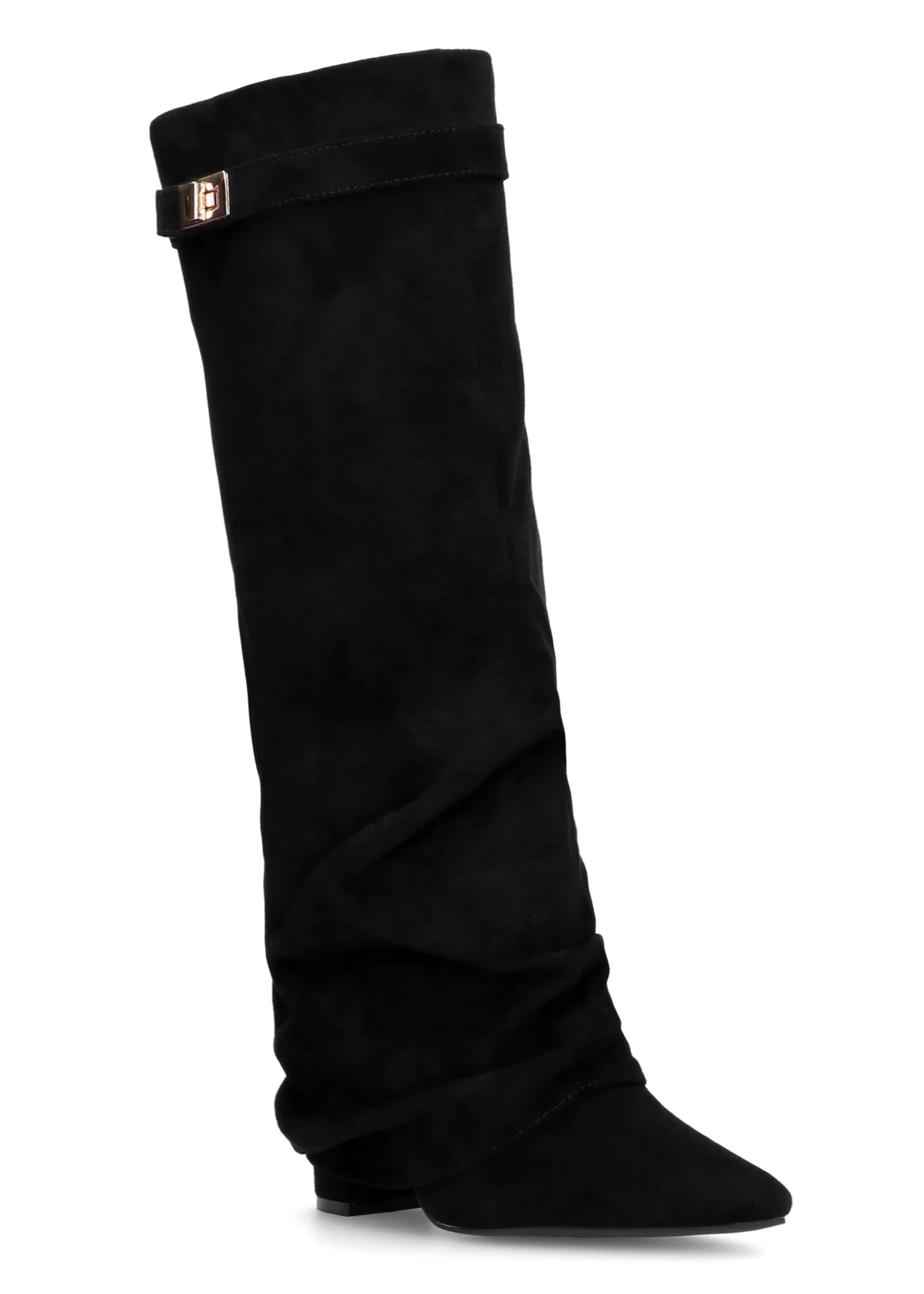 Botas holgadas de ante Elene - Negras