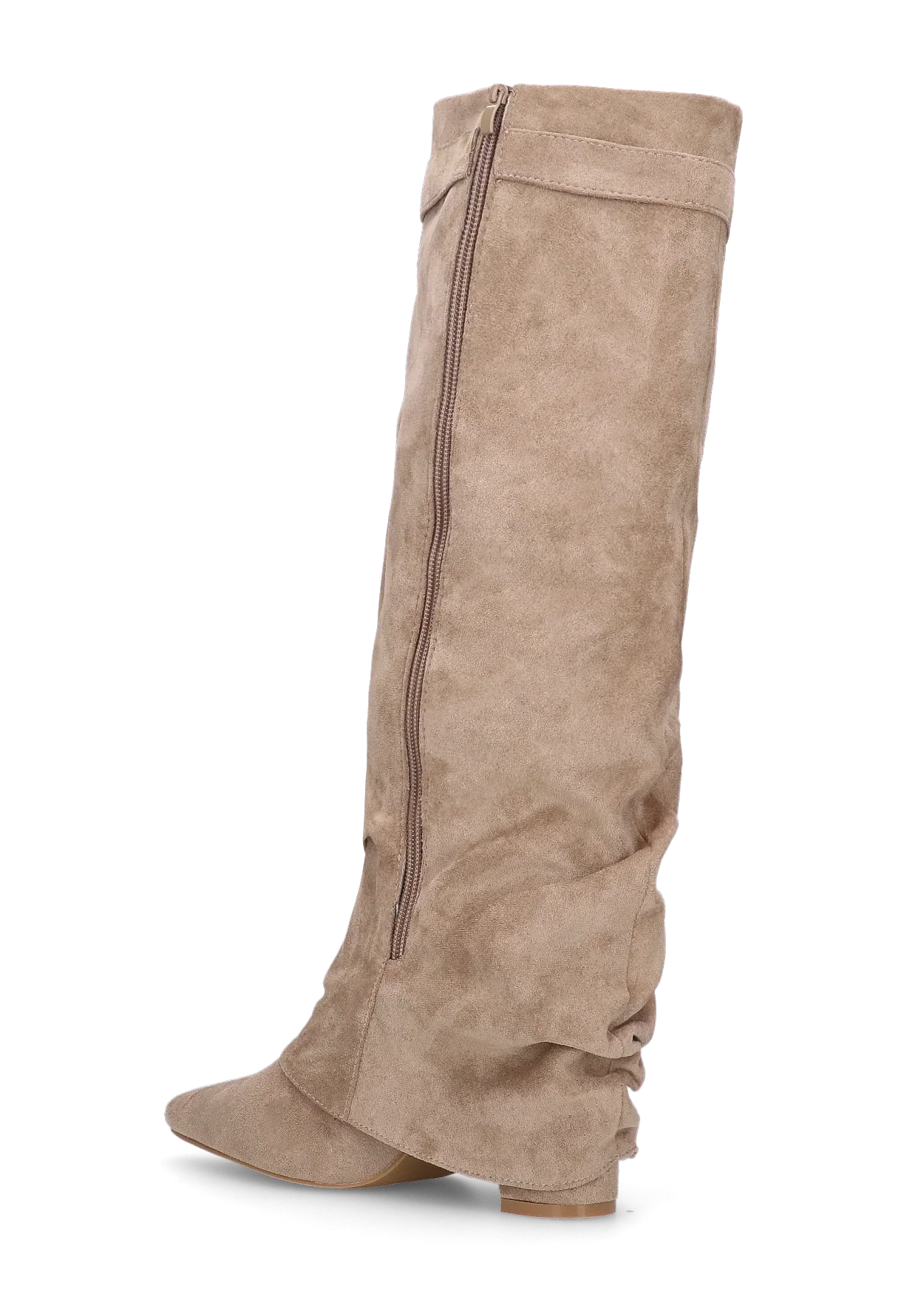 Botas holgadas de ante Elene - Beige