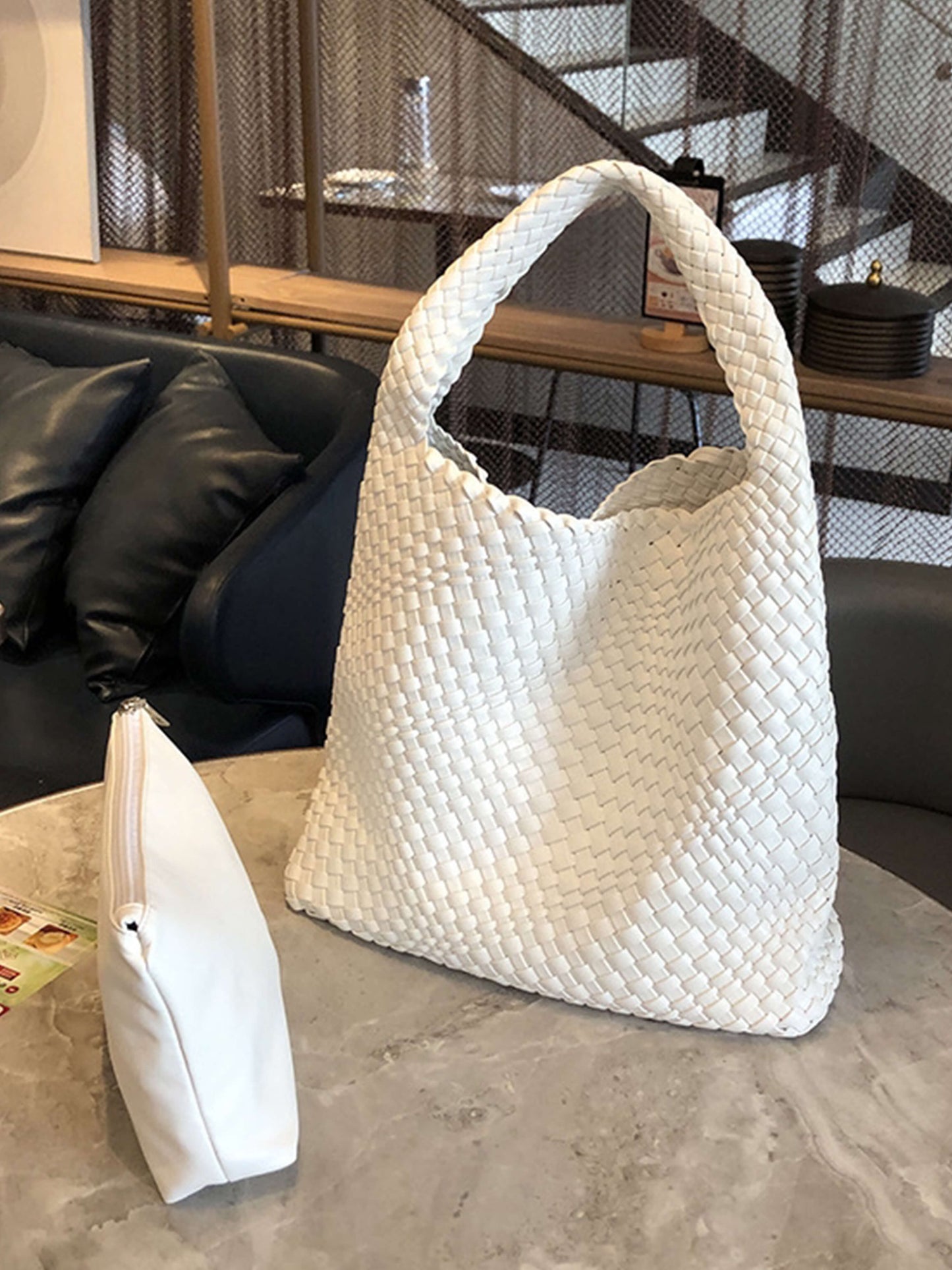 Bolso de compras tejido Cara XL
