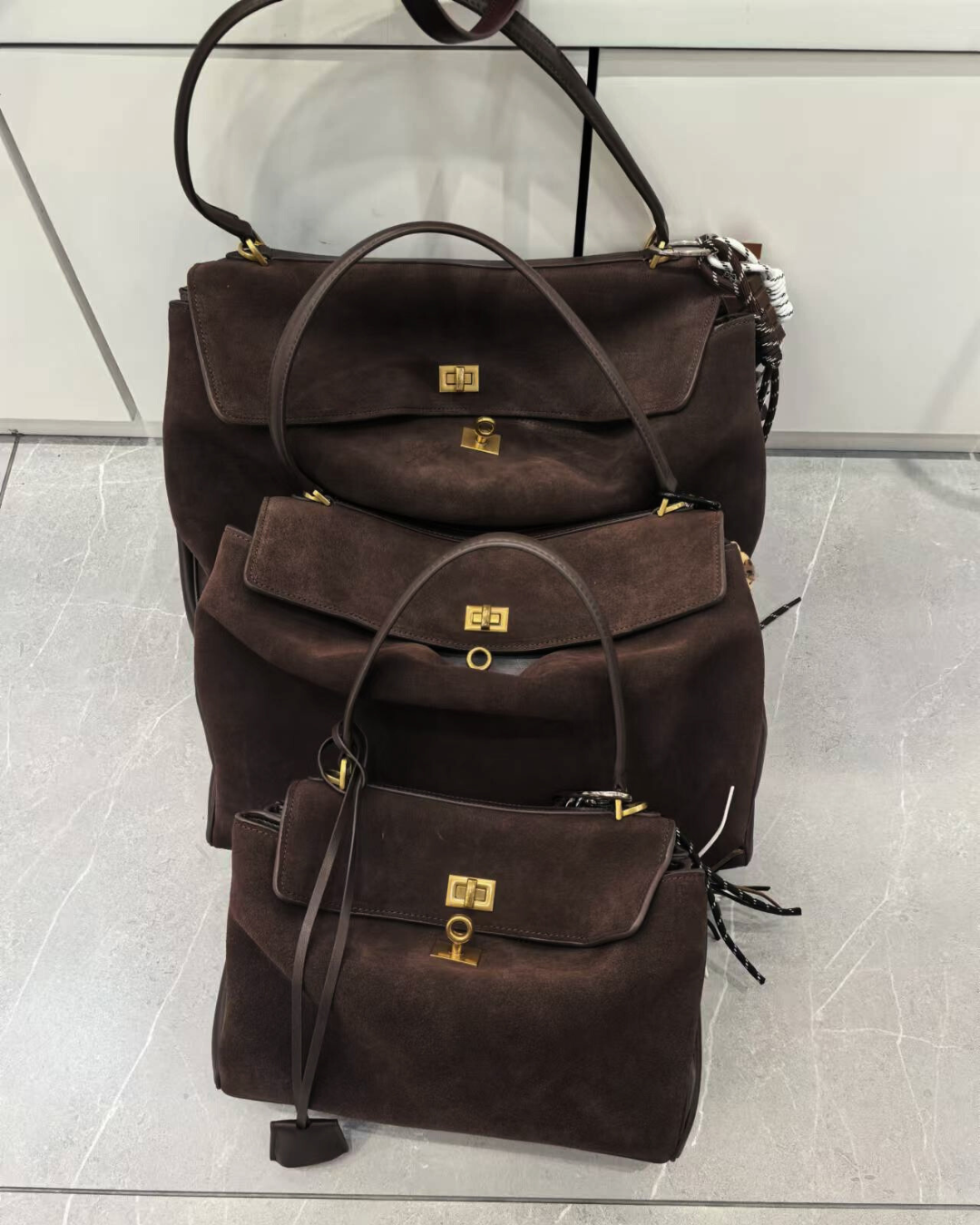 Bolso ligero de ante