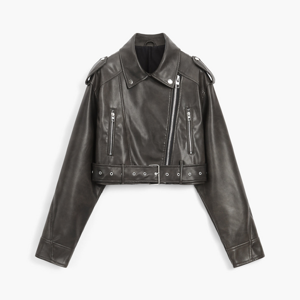 Cruz Leather Biker Jacket