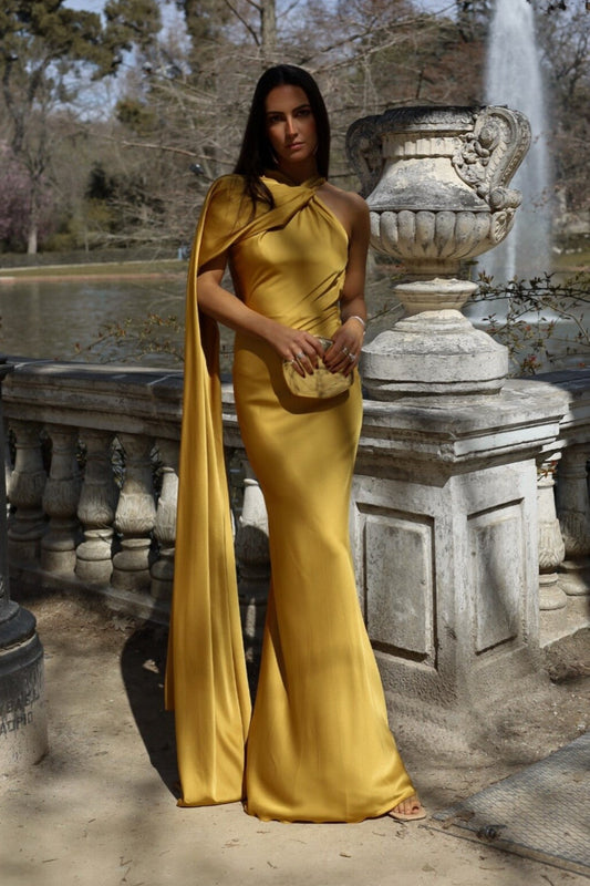 Vestido Isadora – Amarillo Dorado