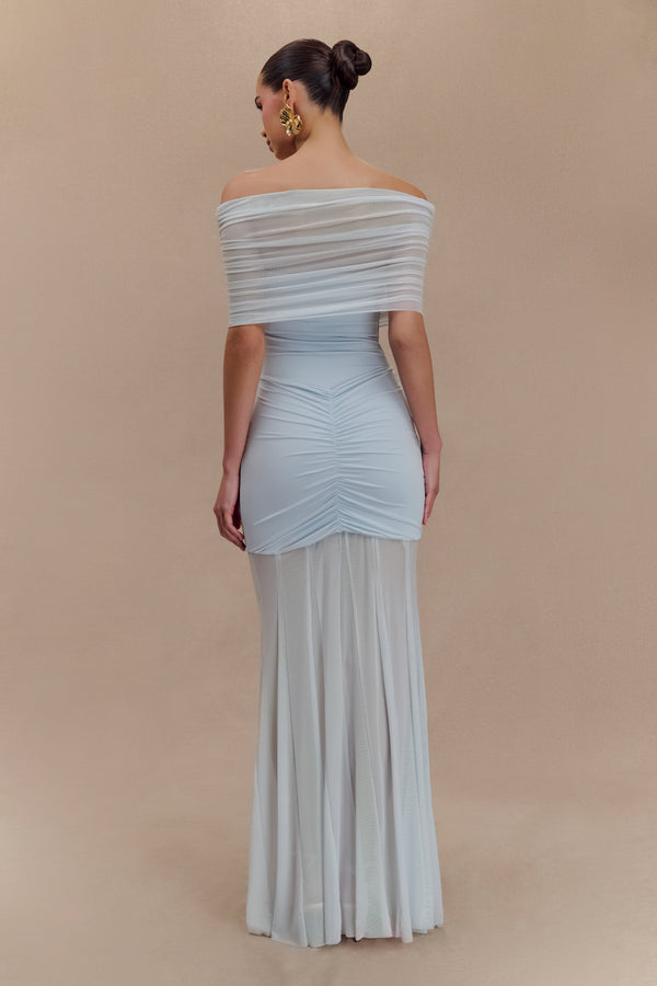 Selene Maxi Dress – Blue Pastel