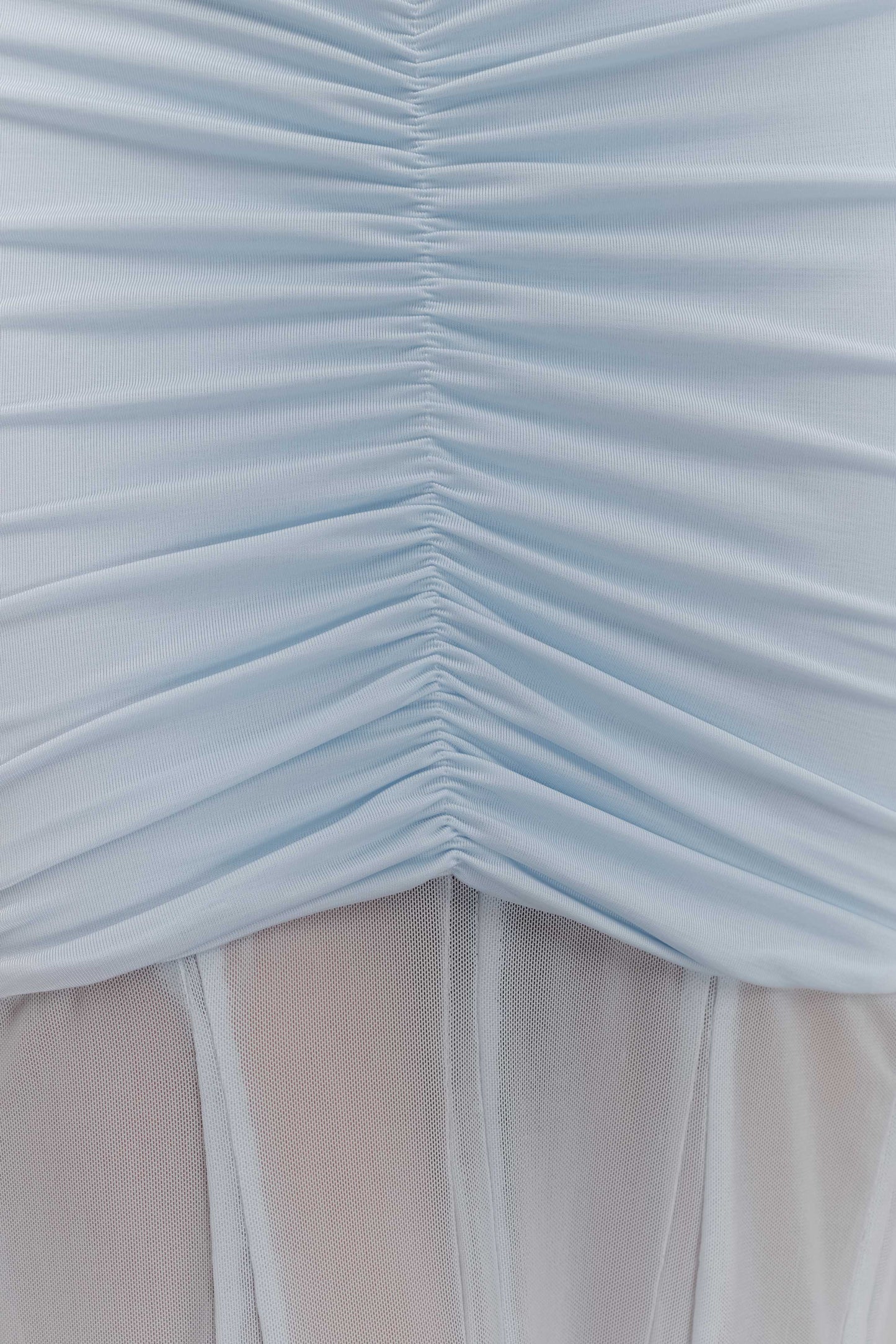 Vestido largo Selene – Azul Pastel