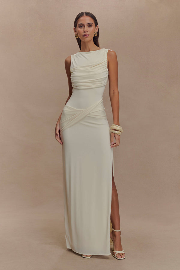 Ivonne Maxi Dress – Ivory