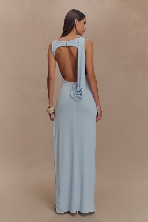 Ivonne Maxi Dress – Pastel Blue