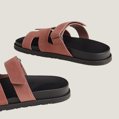 Noma Sandals - Suede Old Pink