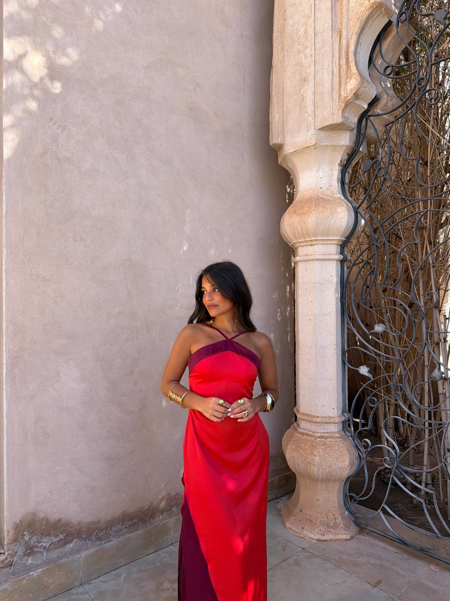 Aveline Dress - Red
