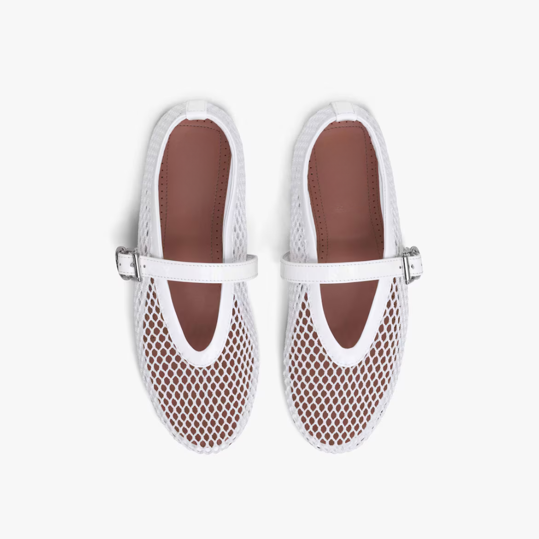 Eloise Ballerinas - White