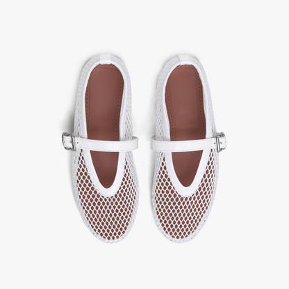 Eloise Ballerinas - White