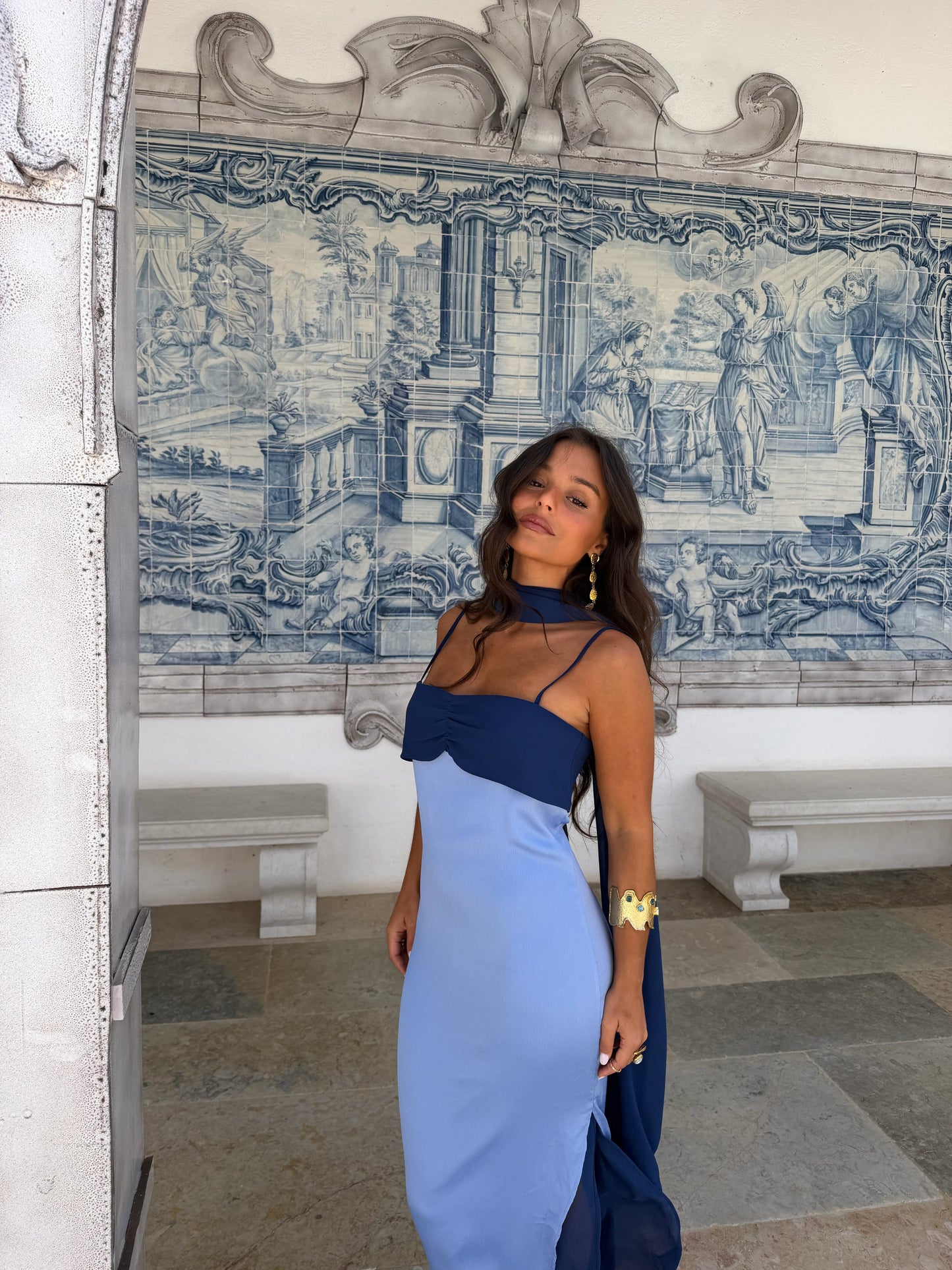Zahara Dress - Blue