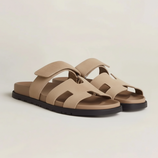 Noma Sandals - Suede Beige