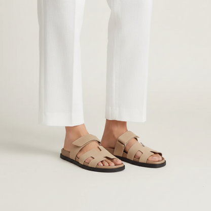 Noma Sandals - Suede Beige