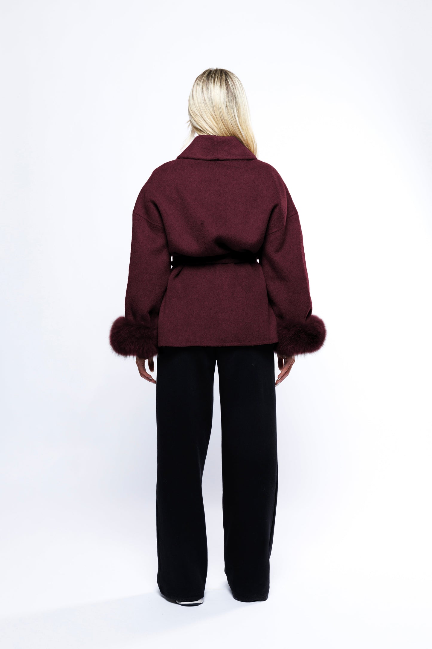 The Aura Coat - Burgundy