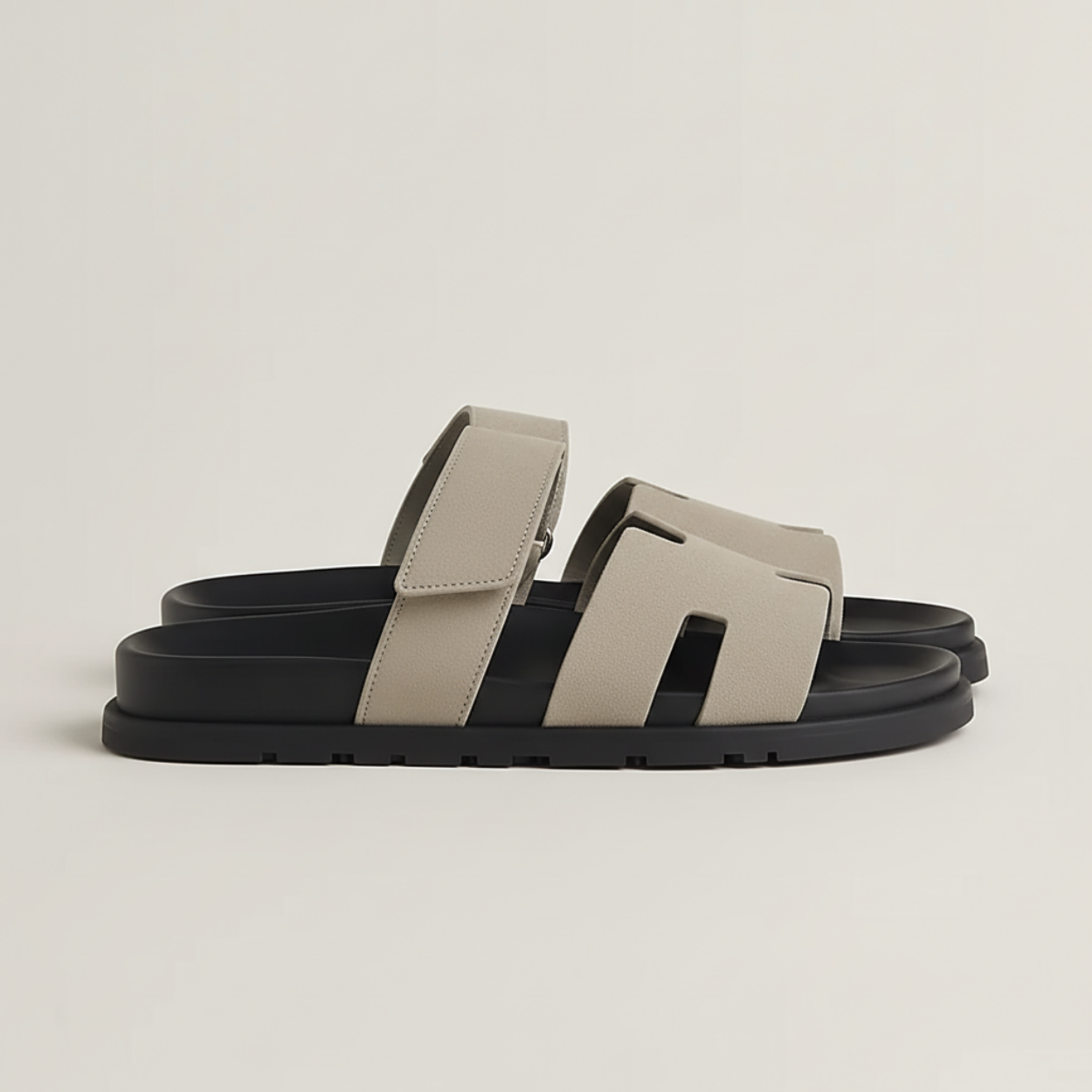 Noma Sandals - Suede Greige
