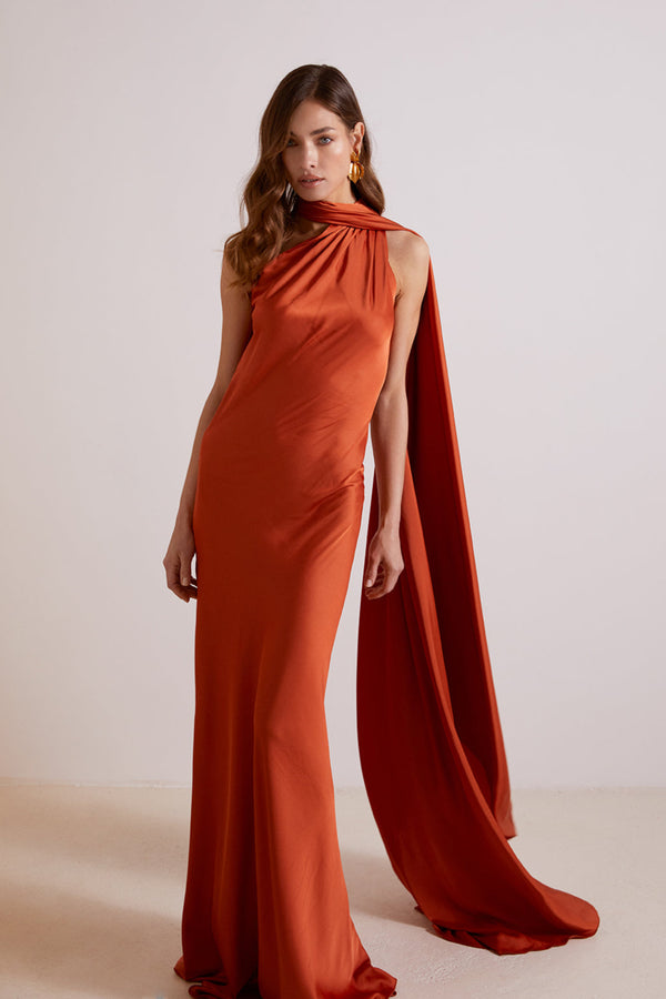 Isadora Dress – Terracotta