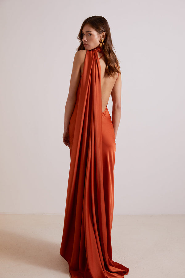 Isadora Dress – Terracotta