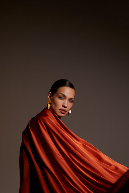 Vestido Isadora – Terracota