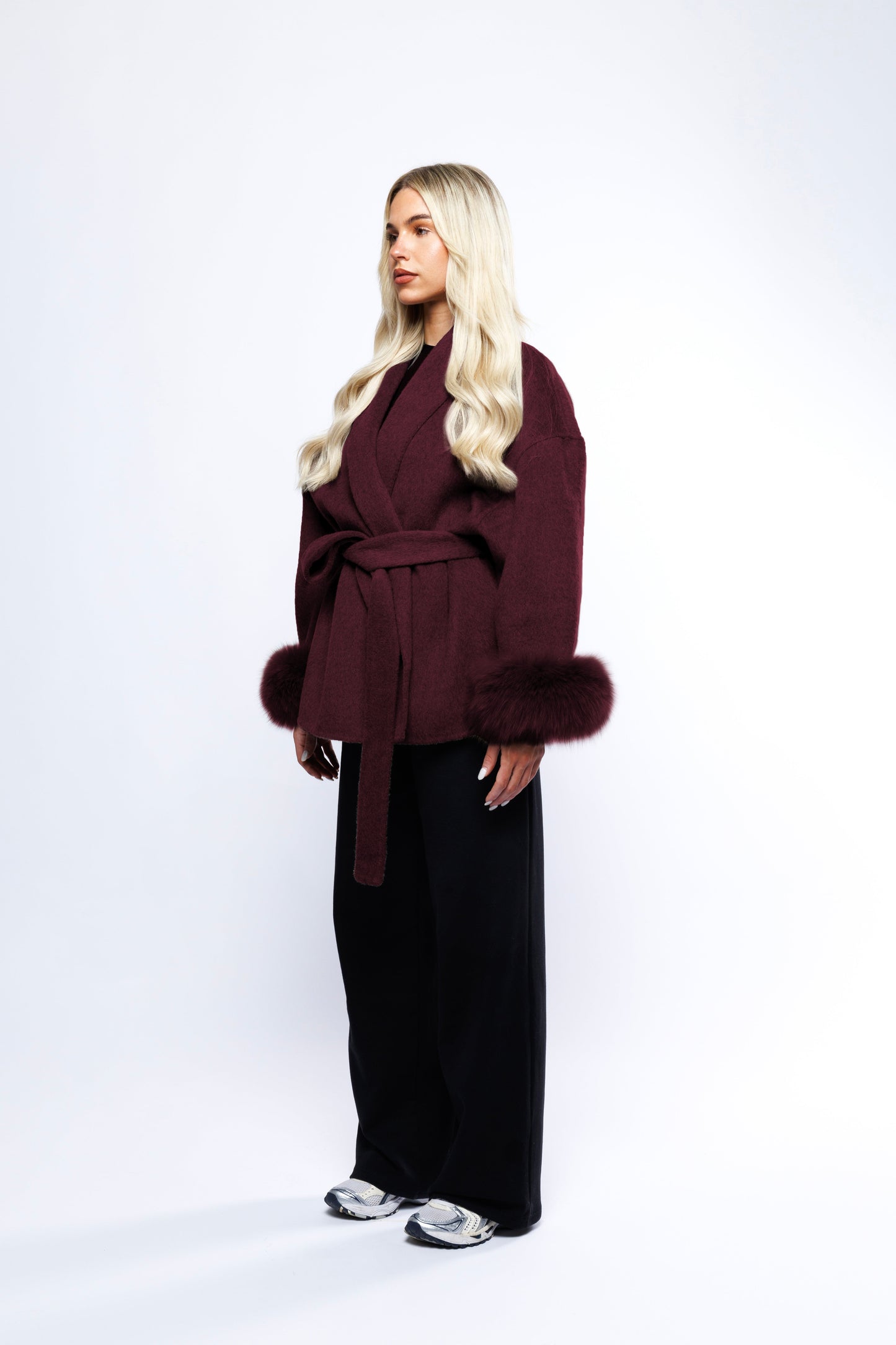 The Aura Coat - Burgundy