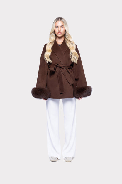 The Aura Coat - Brown