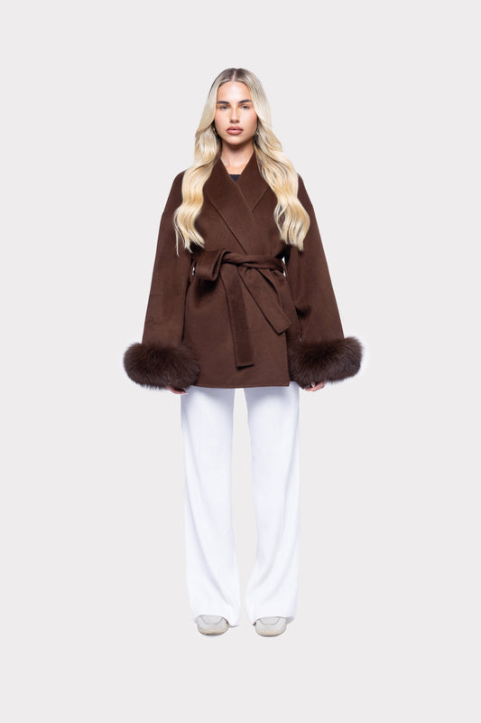 The Aura Coat - Brown
