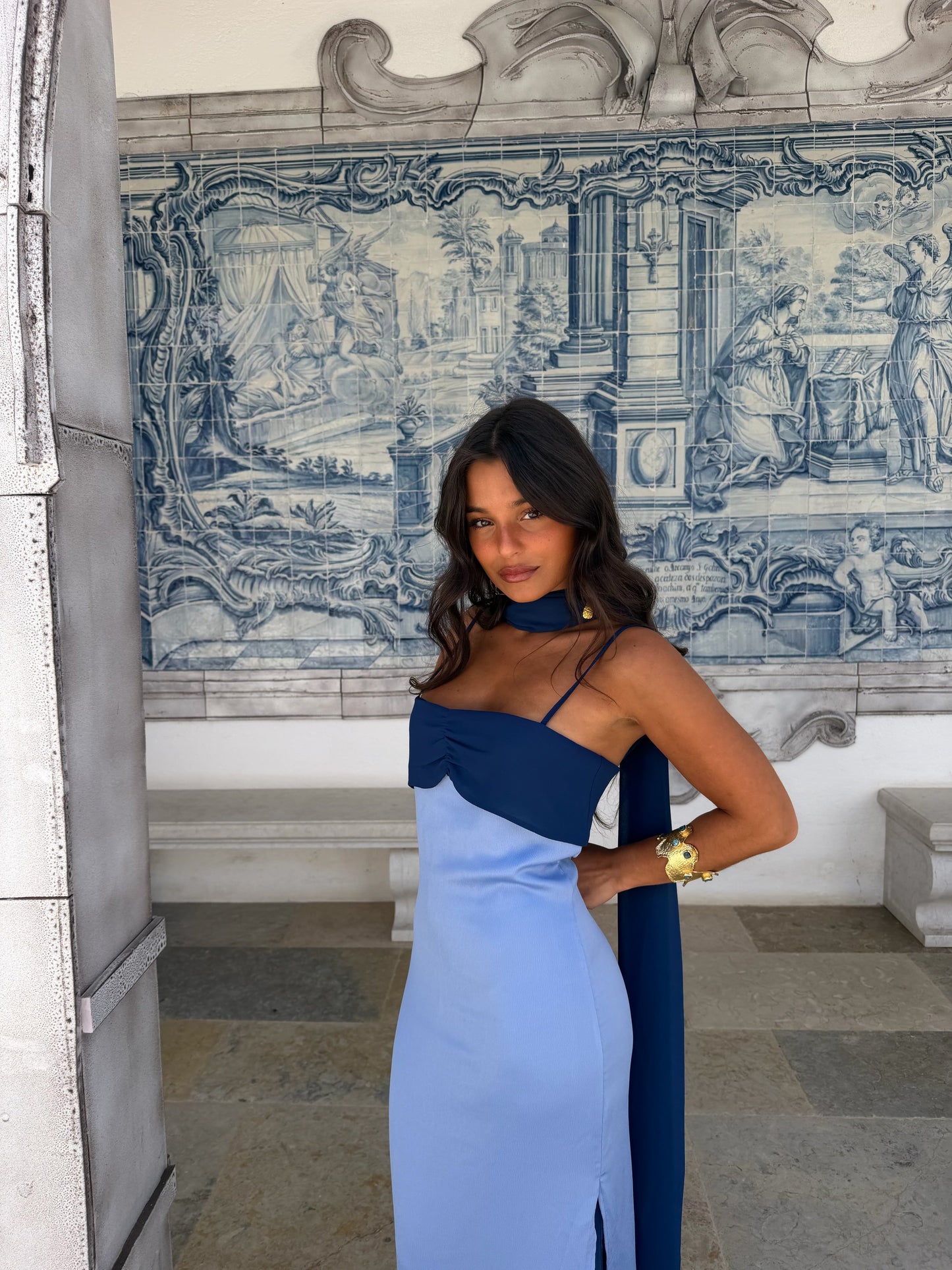 Zahara Dress - Blue