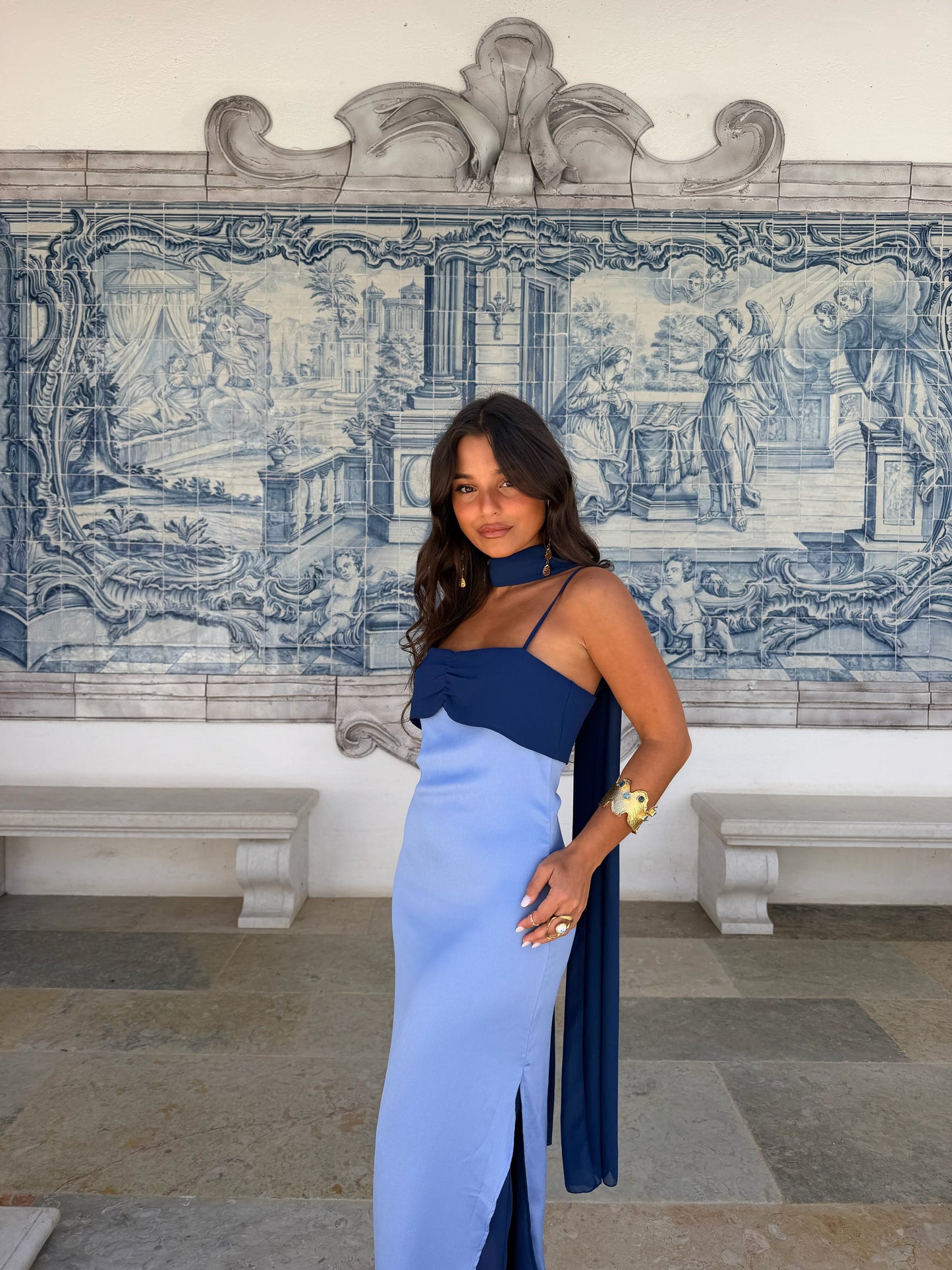 Zahara Dress - Blue