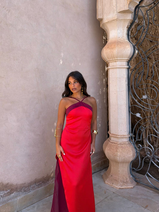 Aveline Dress - Red