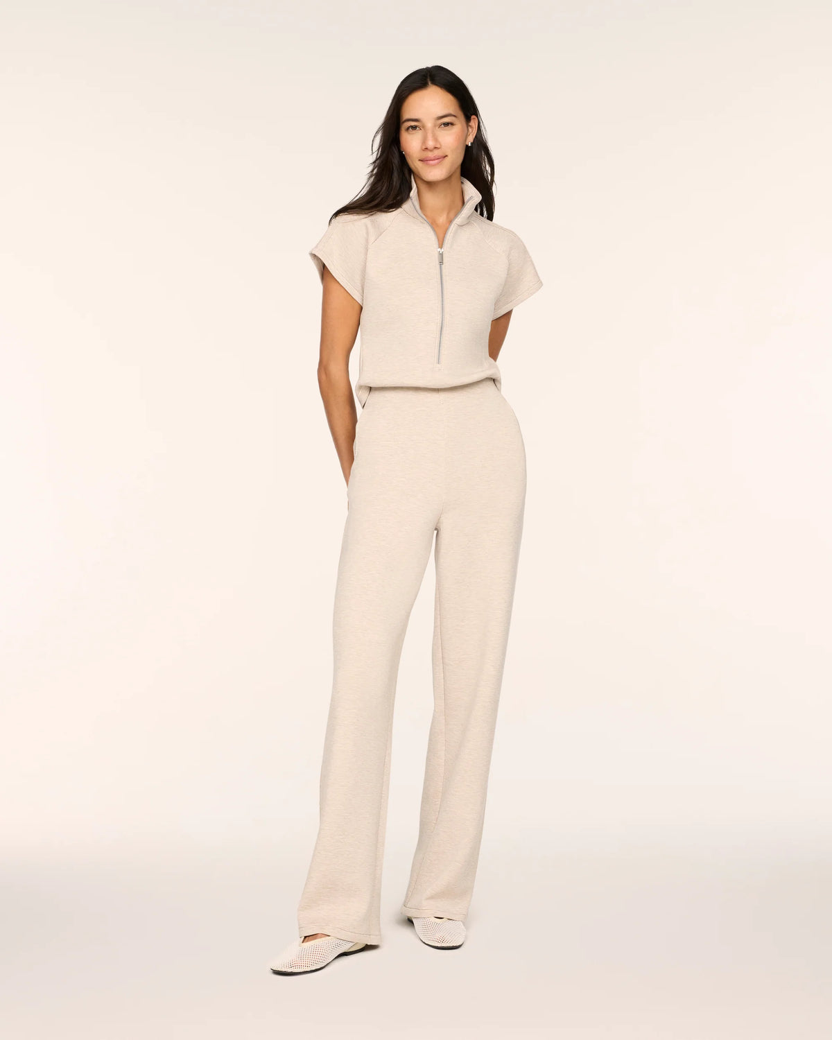 Amelie Half-Zip Jumpsuit