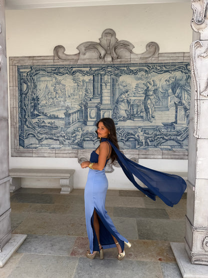 Zahara Dress - Blue