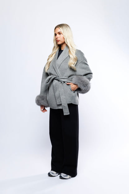 The Aura Coat - Dark Grey