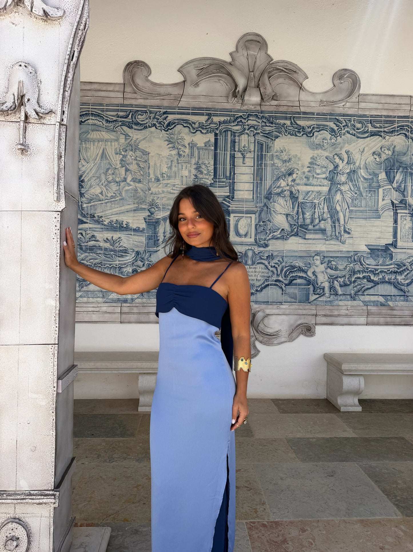 Zahara Dress - Blue