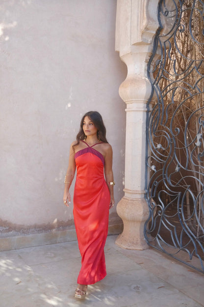 Aveline Dress - Red