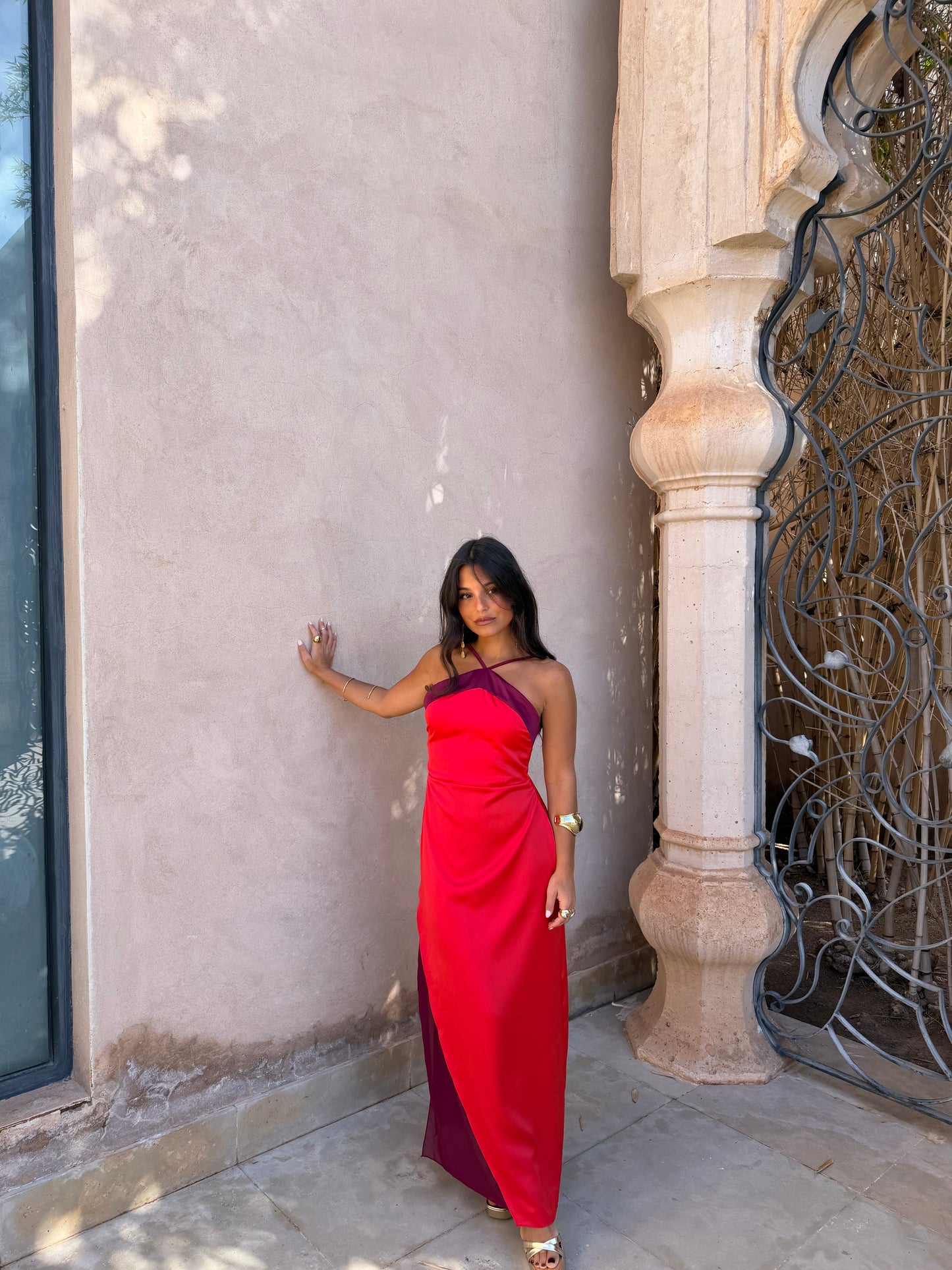 Aveline Dress - Red