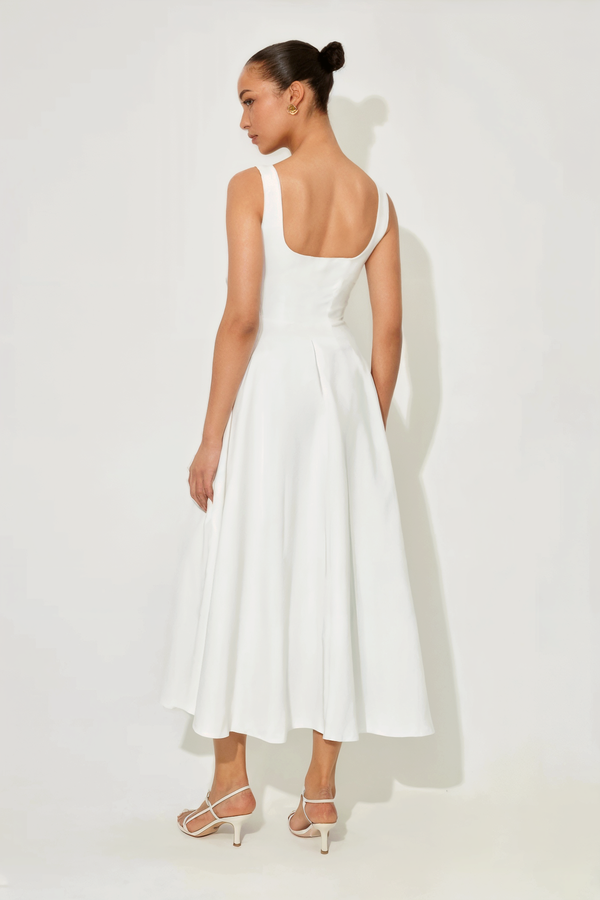 Amuse Midi Dress - White