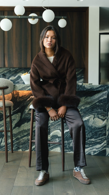The Aura Coat - Brown