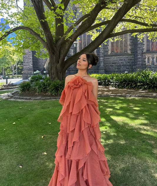 Maelis Layered Ruffle Dress