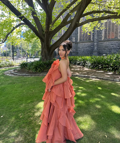 Maelis Layered Ruffle Dress