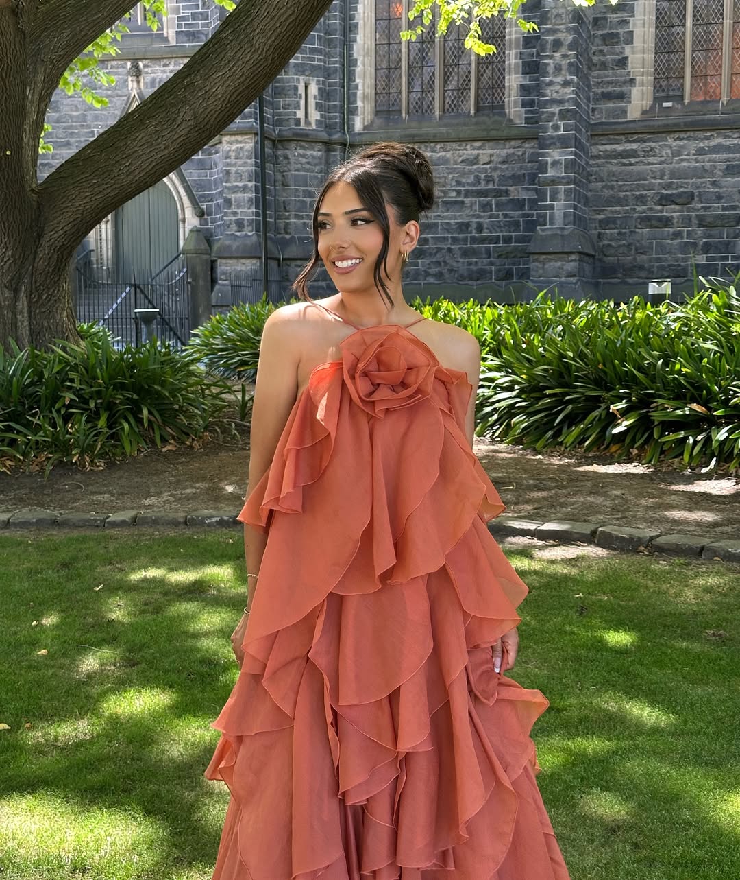 Maelis Layered Ruffle Dress