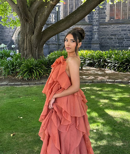 Maelis Layered Ruffle Dress
