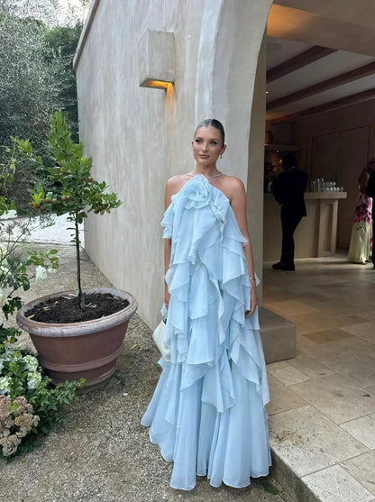 Maelis Layered Ruffle Dress